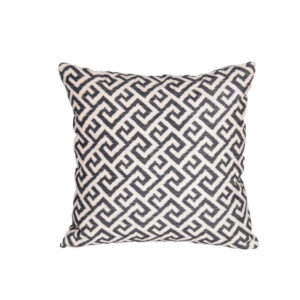 Siyah-Beyaz Retro Kırlent