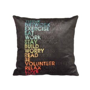 Yazılı 45x45 Kare Kırlent