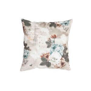 Gül Desenli 45x45 Kare Kırlent