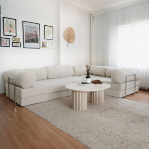 NOOK Modüler L Köşe Koltuk | Beyaz