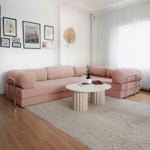 NOOK Modüler L Köşe Koltuk | Pembe
